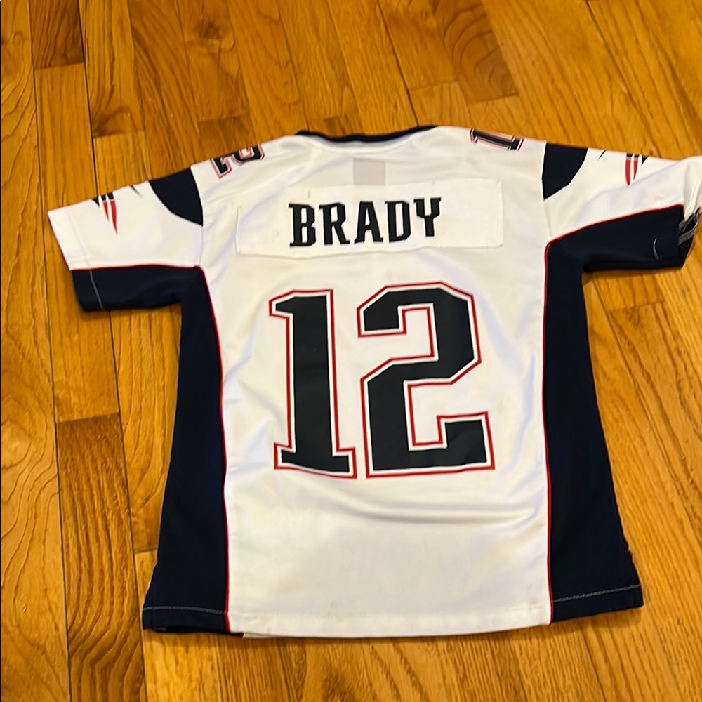 Nike Tom Brady #12 Kids Patriots Jersey size boys small (8) - Picture 2 of 11